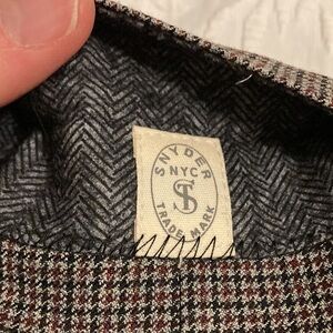 Todd Snyder Black and White Houndstooth Blazer